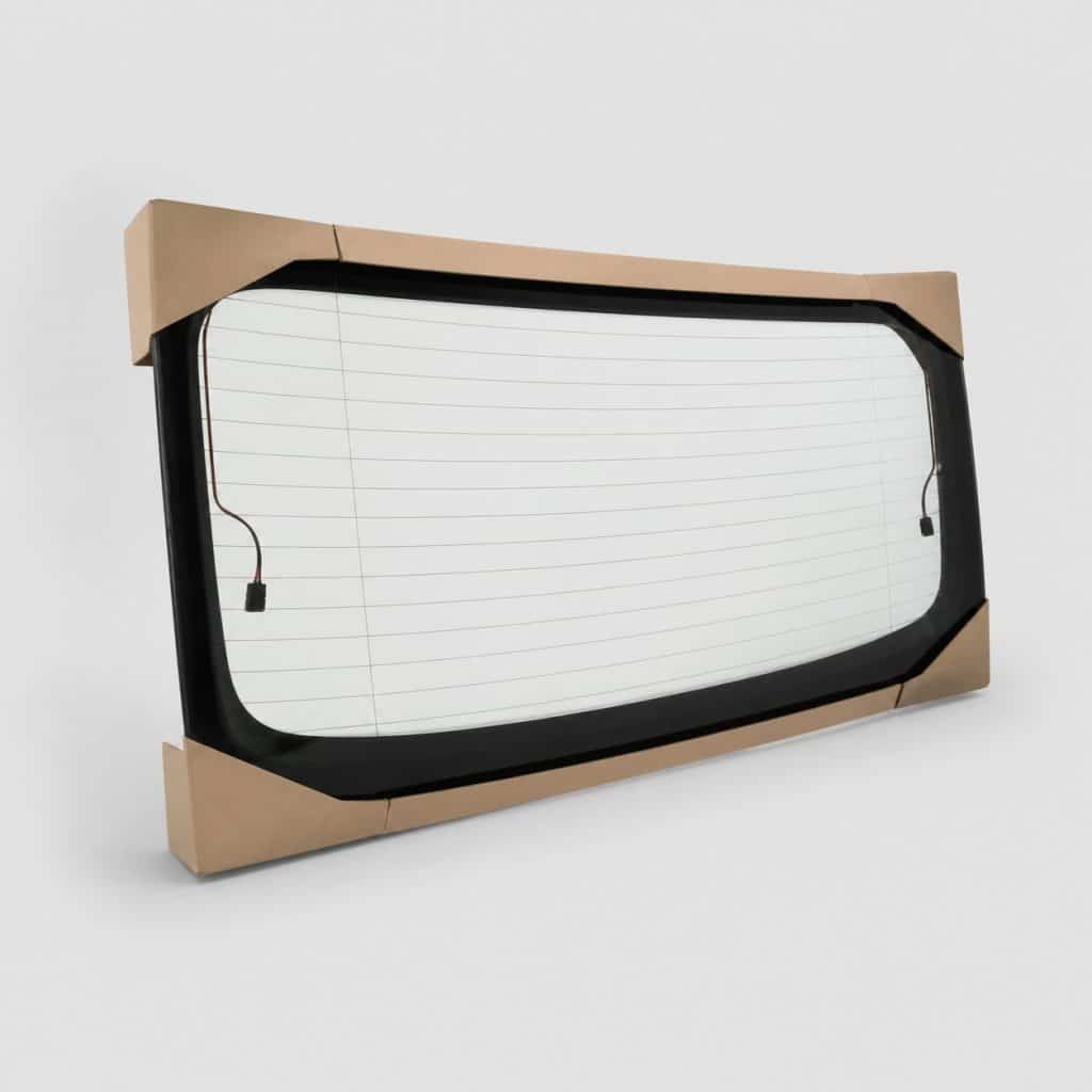 Lunette arriere de remplacement avec degivrage integre