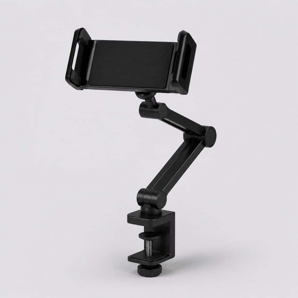 Support tablette orientable pour grille d'aération
