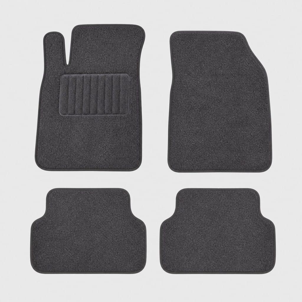 Tapis de sol textile confort présenté seul sur fond clair